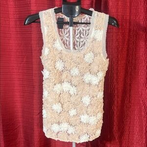 A’Reve Floral Lace Sleeveless Top